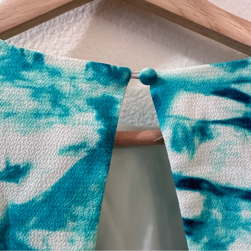 AFRM Rilo Tie Dye Mini Ruched Dress Size M - Picture 11 of 13